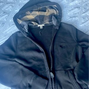 Men’s Small Burberry Brit Zip-Up Jacket